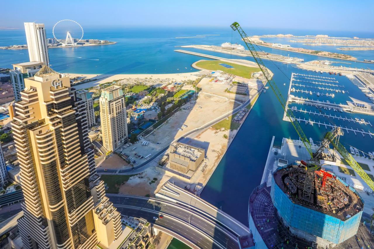 Penthouse In Dubai Marina , Cayan Tower , Sea View Apartamento Exterior foto