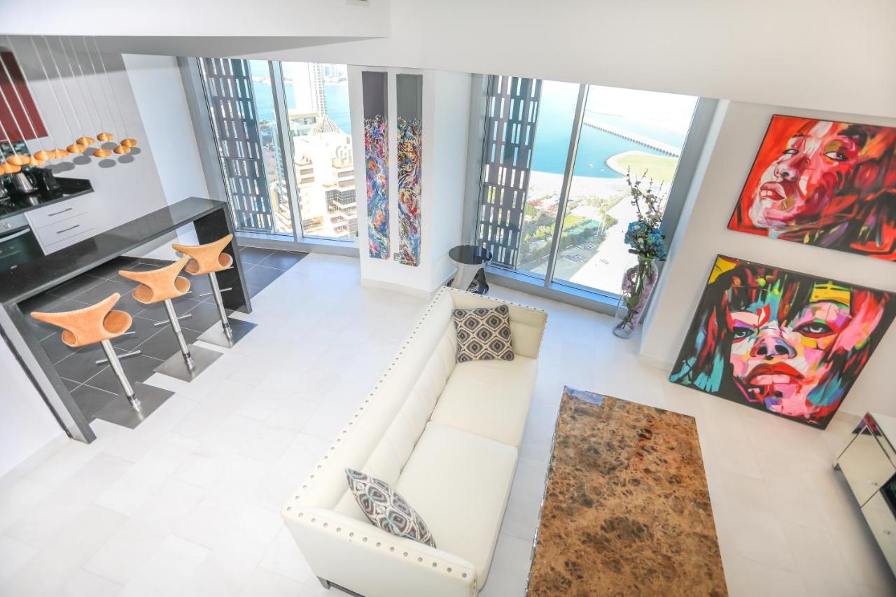 Penthouse In Dubai Marina , Cayan Tower , Sea View Apartamento Exterior foto