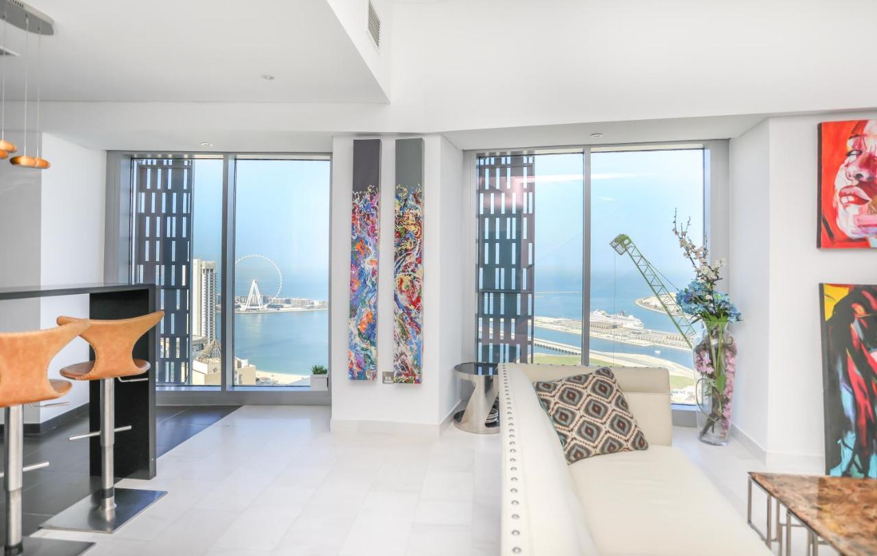 Penthouse In Dubai Marina , Cayan Tower , Sea View Apartamento Exterior foto