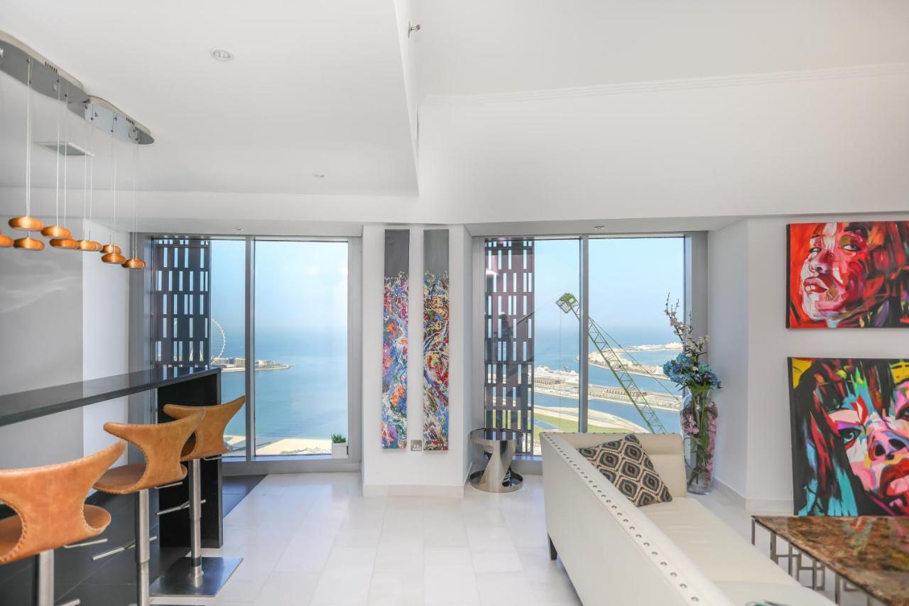 Penthouse In Dubai Marina , Cayan Tower , Sea View Apartamento Exterior foto