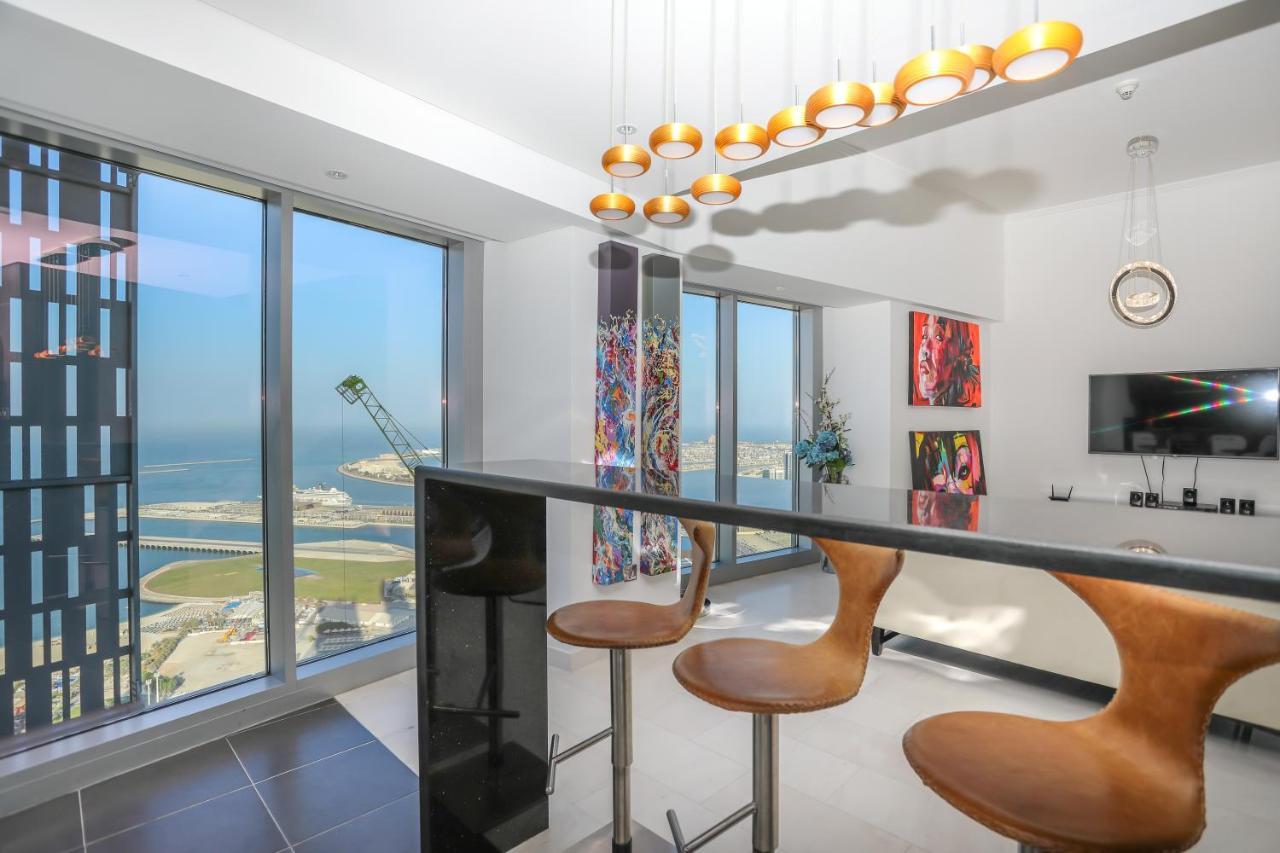 Penthouse In Dubai Marina , Cayan Tower , Sea View Apartamento Exterior foto